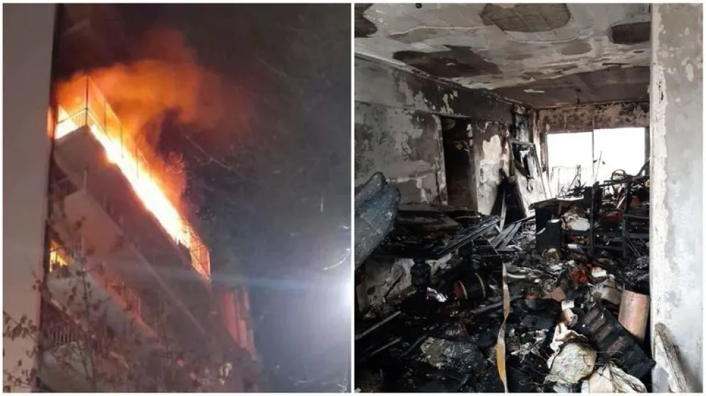 A 12 días de la tragedia, se enteró de la muerte de toda su familia en el incendio de Recoleta