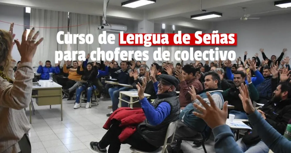 Se capacitó en lenguaje de señas a choferes de RedTulum