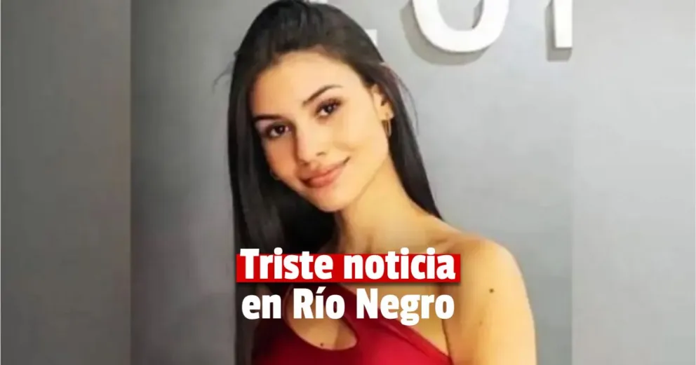 Triste noticia en Río Negro