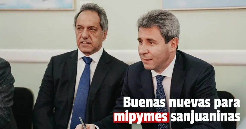 Buenas nuevas para mipymes sanjuaninas