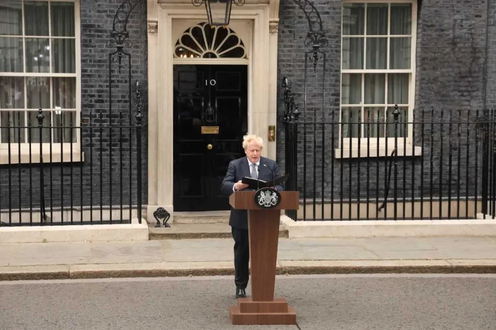 Renunció el premier británico Boris Johnson