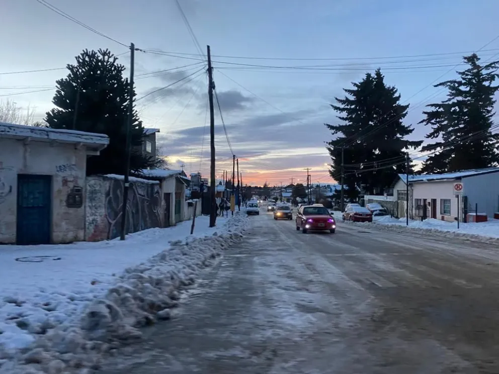 Precaución al circular por fuertes heladas