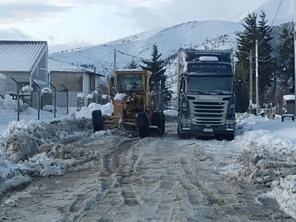 Un camión mal estacionado demoró los recorridos de la empresa Las Grutas