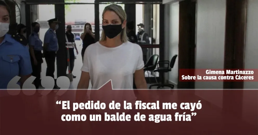 Gimena Martinazzo criticó duramente el pedido de sobreseimiento a Cáceres