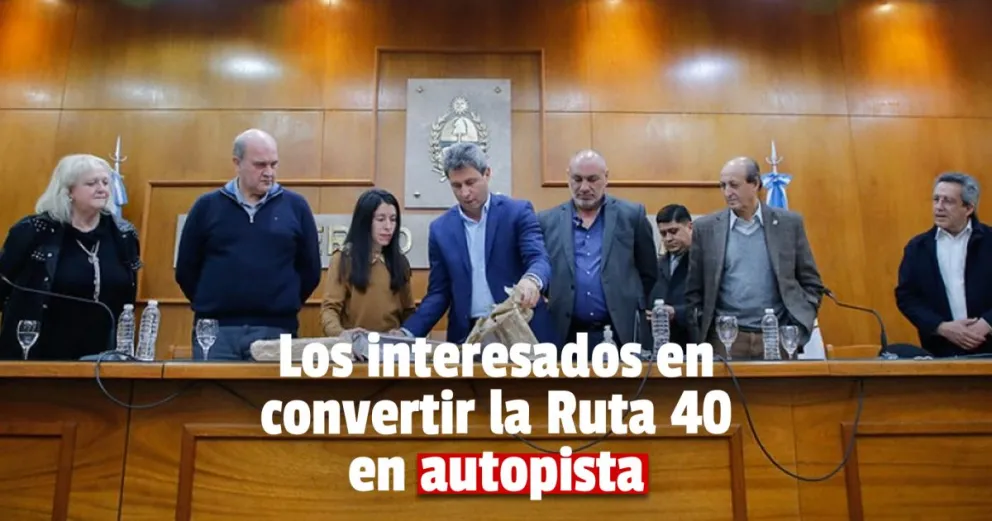 Realizaron la apertura de sobres para la licitación de una importante obra en la Ruta Nacional 40