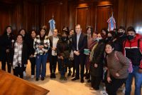 Zamora recibió la visita de alumnos del instituto de formación docente de Campo Gallo