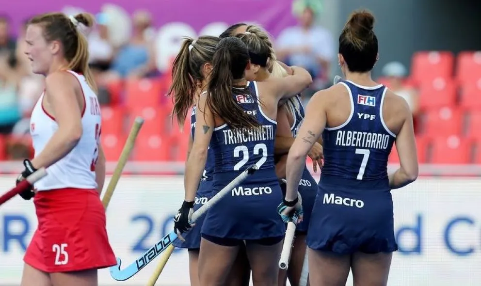 Mundial de hockey: las Leonas aplastaron a Canadá y se metieron en cuartos de final