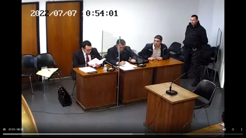 Qué condenas le jugaron en contra a Cerda Chiaradía y Aroca en los robos cometidos en Viedma