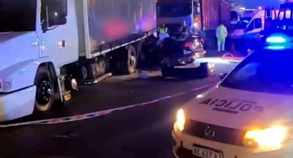 Persecución y choque en Panamericana con tres muertos y un herido grave