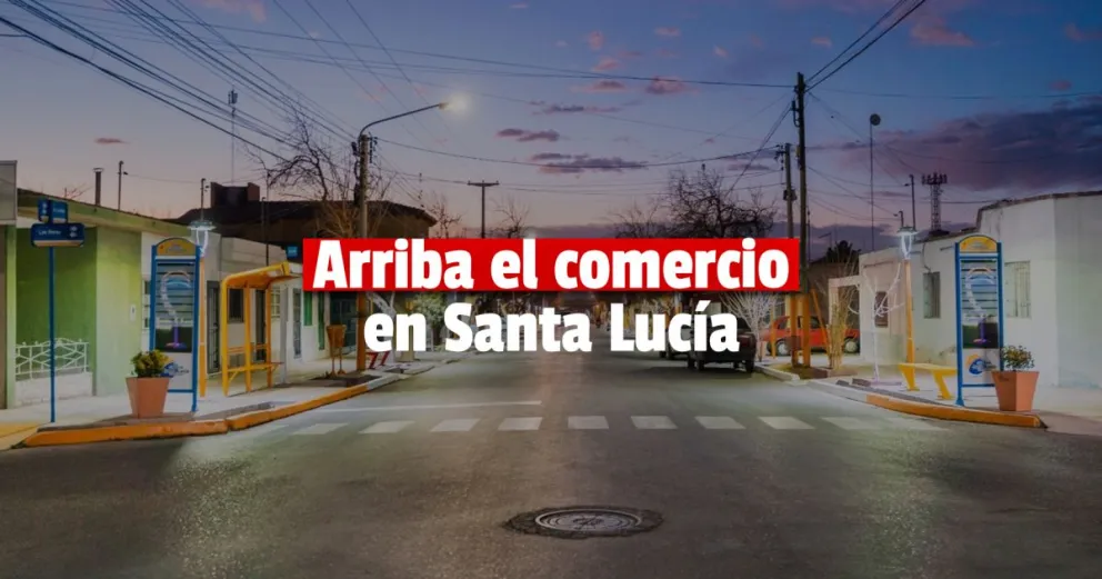 Santa Lucía: el intendente inauguró el 12° Polo Comercial 