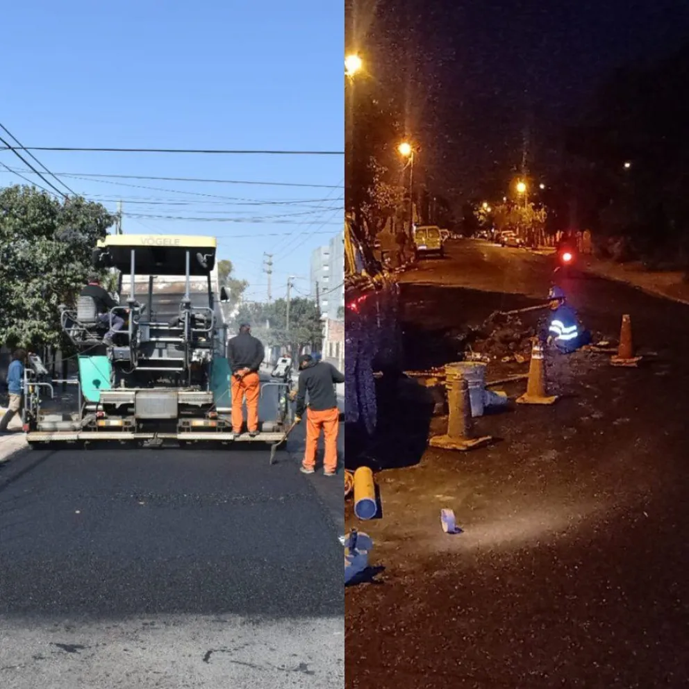 Choque que perjudica a los salteños: la Municipalidad arregla mientras Aguas del Norte rompe